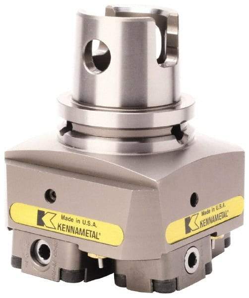 Kennametal - Left Hand Cut, KM63XMZ Modular Connection, Adapter/Mount Lathe Modular Clamping Unit - Through Coolant, Series STAL Turning Adapter - Exact Industrial Supply