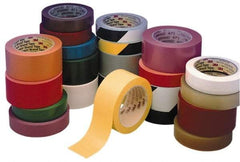 3M - Yellow Solid Color Vinyl Tape - 4" Wide x 108' Long, General Traffic - Caliber Tooling