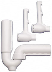 Federal Process - 1-1/2 Inch Pipe, Protect-a-trap Offset Cover Only - White, PVC - Caliber Tooling