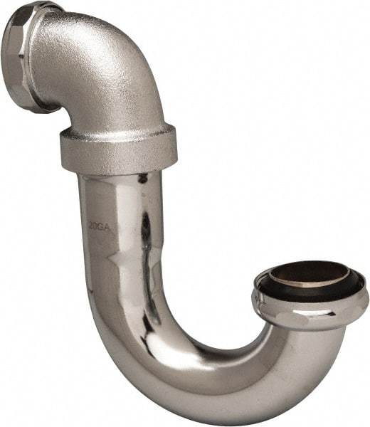 Federal Process - 1-1/4 Outside Diameter, 20 Gauge, Adjustable Sink Traps - Chrome Coated, Brass - Caliber Tooling