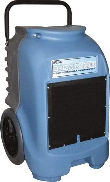 Dri-Eaz - 132 Pint Saturation Capacity, 6.4 Amp, Portable Dehumidifier - 19-1/2" Wide x 32" High x 19-1/2" Deep, 2 Pint Volume Capacity, 1 hp - Caliber Tooling