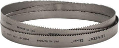 Lenox - 4 to 6 TPI, 11' 6" Long x 1-1/4" Wide x 0.042" Thick, Welded Band Saw Blade - Bi-Metal, Toothed Edge, Raker Tooth Set, Flexible Back, Contour Cutting - Caliber Tooling