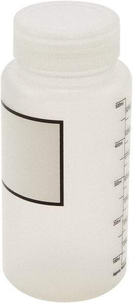 Dynalon Labware - 500 mL Wide-Mouth Bottle - Polypropylene, Translucent, 6-1/2" High x 3" Diam, 55mm Cap - Caliber Tooling