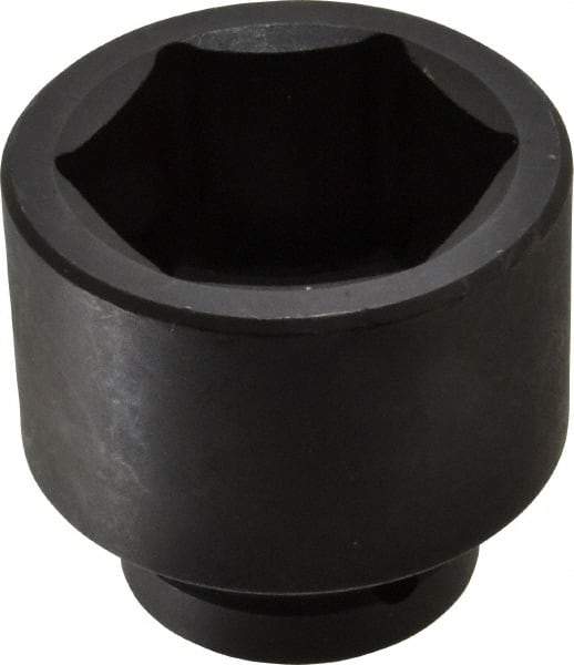 Proto - 1" Drive 63mm Impact Socket - 6 Points, 3-3/8" OAL - Caliber Tooling