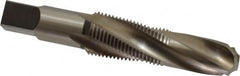 Made in USA - 1/2-14 NPTF, 4-3/8" OAL, 45/64" Drill Diam x 1-1/4" Drill Length, Combination Drill & Tap - 4 Flutes, 1-3/8" Thread Length, High Speed Steel - Exact Industrial Supply