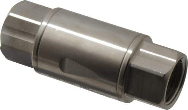 Legris - 1/2" Stainless Steel Check Valve - Unidirectional, FNPT x FNPT, 580 WOG - Caliber Tooling