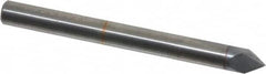 Accupro - 3/16" Diam 2 Flute Single End Solid Carbide Chamfer Mill - Caliber Tooling