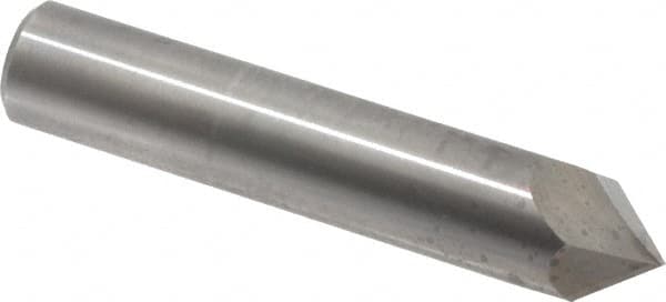 Accupro - 3/4" Diam 2 Flute Single End Solid Carbide Chamfer Mill - Caliber Tooling