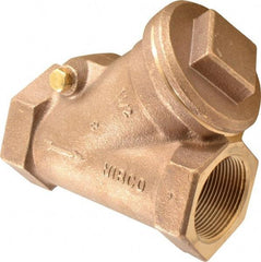 NIBCO - 1-1/2" Bronze Check Valve - Y-Pattern, FNPT x FNPT, 600 WOG - Caliber Tooling