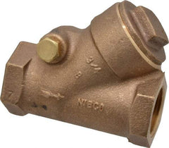 NIBCO - 3/4" Bronze Check Valve - Y-Pattern, FNPT x FNPT, 600 WOG - Caliber Tooling