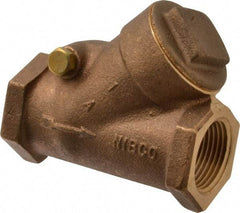 NIBCO - 1" Bronze Check Valve - Y-Pattern, FNPT x FNPT, 600 WOG - Caliber Tooling