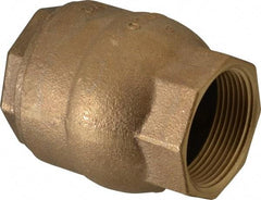 NIBCO - 1-1/2" Bronze Check Valve - Inline, FNPT x FNPT, 250 WOG - Caliber Tooling