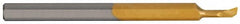 Carmex - 0.08" Min Bore Diam, 0.2" Max Bore Depth, 3mm Shank Diam, Profile Boring Bar - 0.006" Corner Radius, Right Hand Cut, Solid Carbide, Bright Finish - Exact Industrial Supply