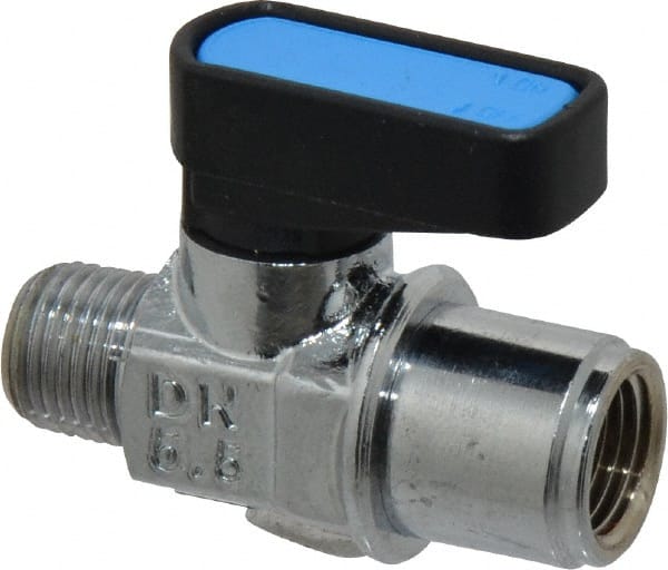 Aignep USA - 1/8" Pipe, Brass Miniature Ball Valve - Caliber Tooling