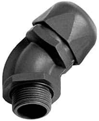 Murrplastik - 2" Trade, Nylon Compression Angled Liquidtight Conduit Connector - Noninsulated - Caliber Tooling