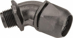 Murrplastik - 3/8" Trade, Nylon Compression Angled Liquidtight Conduit Connector - Noninsulated - Caliber Tooling