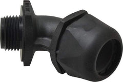 Murrplastik - 1/2" Trade, Nylon Compression Angled Liquidtight Conduit Connector - Noninsulated - Caliber Tooling