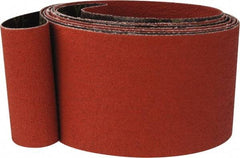 3M - 3" Wide x 132" OAL, 60 Grit, Ceramic Abrasive Belt - Ceramic, Medium, Coated, YF Weighted Cloth Backing, Wet/Dry, Series 777F - Caliber Tooling