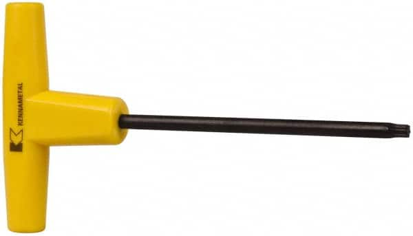 Kennametal - T25 Torx Drive, T Handle Driver for Indexable Slotting Cutter - Compatible with Cartridge Screws - Caliber Tooling