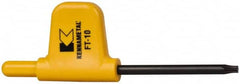 Kennametal - T10 Torx Drive, Flag Handle Driver for Indexable Tools - Caliber Tooling