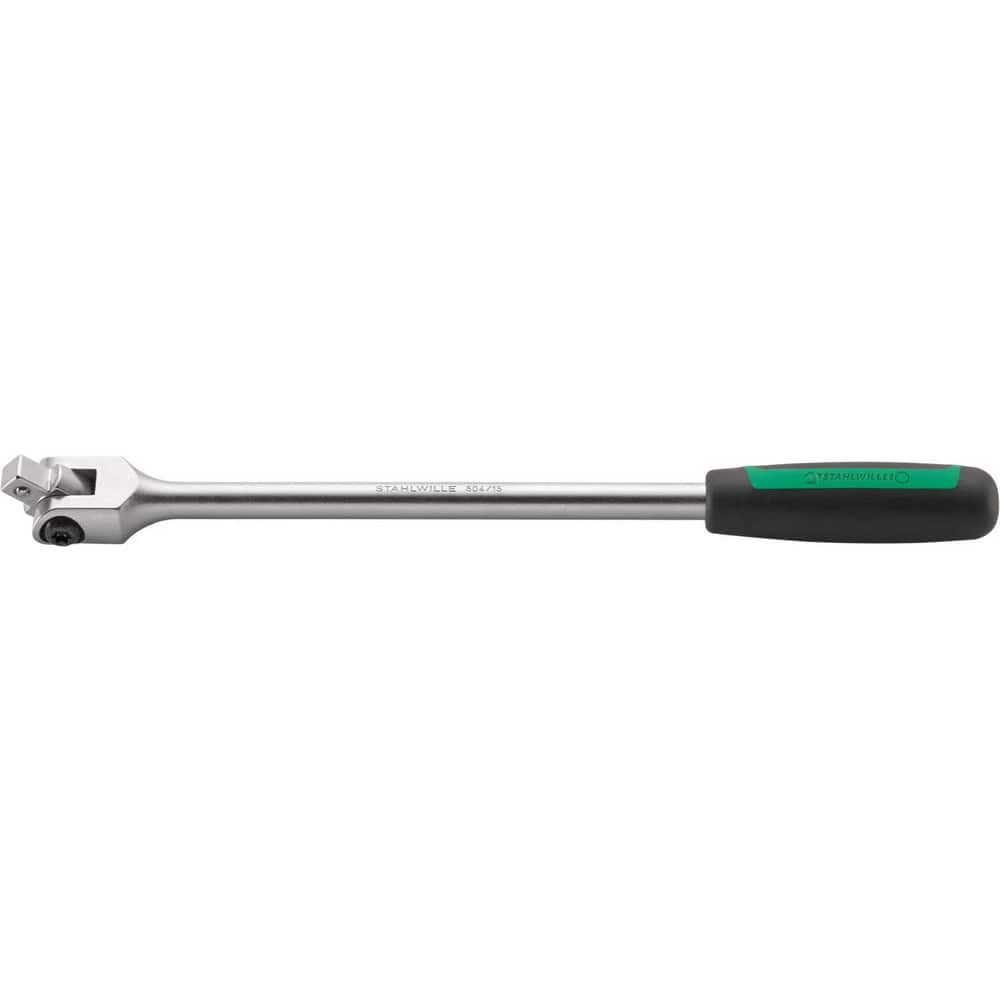 Socket Handles; Tool Type: Flex Handle; Drive Size (Inch): 0.5 in; Overall Length (Inch): 24.00; Material: Steel; Head Style: Flexible; Head Diameter: 0.7500; Insulated: No; Tether Style: Tether Capable; Finish/Coating: Chrome-Plated; Overall Length (mm):