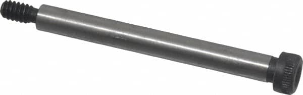 Value Collection - 1/4" Shoulder Diam x 2-1/4" Shoulder Length, #10-24 UNC, Hex Socket Shoulder Screw - 4140 Alloy Steel, Uncoated, 3/16" Head Height x 3/8" Head Diam - Caliber Tooling