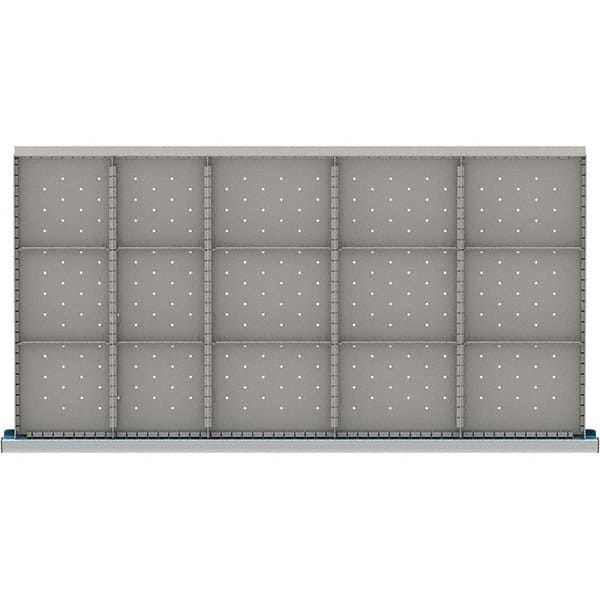 LISTA - 15-Compartment Drawer Divider Layout for 3.15" High Drawers - Caliber Tooling