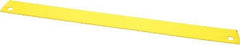 Starrett - 12" Long, 10 Teeth per Inch, Bi-Metal Power Hacksaw Blade - Toothed Edge, 1-1/8" Wide x 0.05" Thick - Caliber Tooling