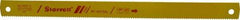 Starrett - 18" Long, 6 Teeth per Inch, Bi-Metal Power Hacksaw Blade - Toothed Edge, 1-3/8" Wide x 0.062" Thick - Caliber Tooling