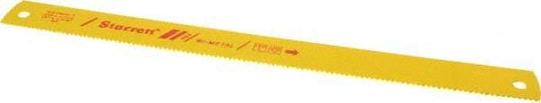 Starrett - 18" Long, 6 Teeth per Inch, Bi-Metal Power Hacksaw Blade - Toothed Edge, 1-5/8" Wide x 0.075" Thick - Caliber Tooling