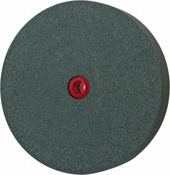 Norton - 60 Grit Silicon Carbide Bench & Pedestal Grinding Wheel - 10" Diam x 1-1/4" Hole x 1-1/2" Thick, 2485 Max RPM, I Hardness, Medium Grade , Vitrified Bond - Caliber Tooling