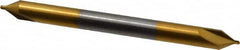 Hertel - #00 Plain Cut 60° Incl Angle Solid Carbide Combo Drill & Countersink - Caliber Tooling