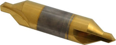 Hertel - #8 Plain Cut 60° Incl Angle Solid Carbide Combo Drill & Countersink - Caliber Tooling