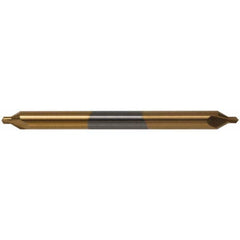 Hertel - #8 Plain Cut 60° Incl Angle Solid Carbide Combo Drill & Countersink - Caliber Tooling