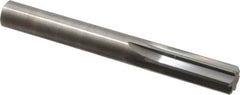 Hertel - 15/32" Solid Carbide 6 Flute Chucking Reamer - Straight Flute, 15/32" Straight Shank, 1-3/8" Flute Length, 4" OAL - Caliber Tooling