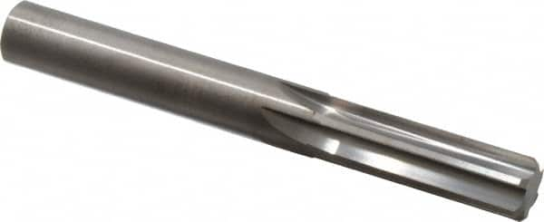 Hertel - 31/64" Solid Carbide 6 Flute Chucking Reamer - Straight Flute, 31/64" Straight Shank, 1-1/2" Flute Length, 4" OAL - Caliber Tooling