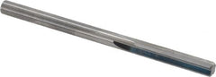 Hertel - #8 Solid Carbide 4 Flute Chucking Reamer - Straight Flute, 0.199" Straight Shank, 1" Flute Length, 3" OAL - Caliber Tooling