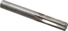 Hertel - 12.5mm Solid Carbide 6 Flute Chucking Reamer - Straight Flute, 0.4921" Straight Shank, 1-1/2" Flute Length, 4" OAL - Caliber Tooling