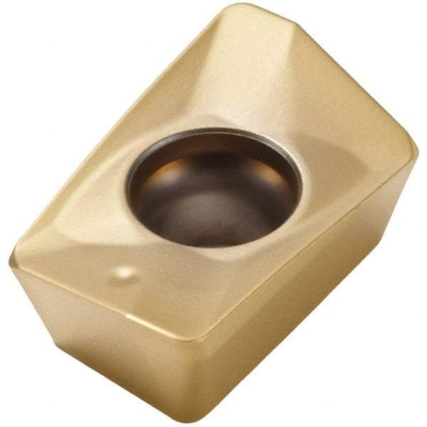 Seco - XOMX120412 MD13 Grade MP3000 Carbide Milling Insert - TiAlN Finish, 0.163" Thick, 0.047" Corner Radius - Caliber Tooling