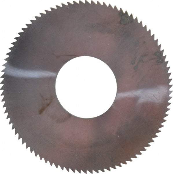 Made in USA - 1-3/4" Diam x 0.045" Blade Thickness x 5/8" Arbor Hole Diam, 90 Tooth Slitting and Slotting Saw - Arbor Connection, Solid Carbide, Concave Ground - Caliber Tooling