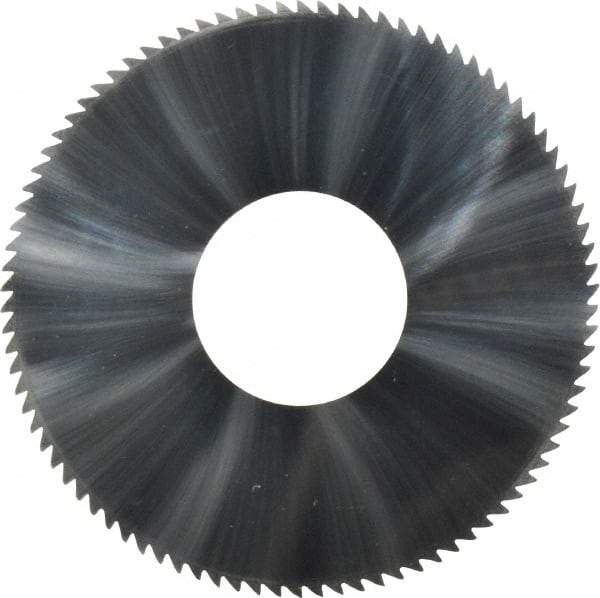 Made in USA - 1-3/4" Diam x 0.051" Blade Thickness x 5/8" Arbor Hole Diam, 90 Tooth Slitting and Slotting Saw - Arbor Connection, Solid Carbide, Concave Ground - Caliber Tooling