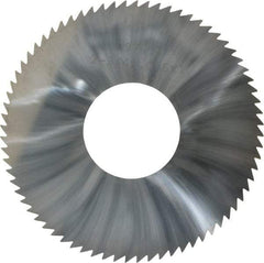 Made in USA - 2-3/4" Diam x 0.036" Blade Thickness x 1" Arbor Hole Diam, 72 Tooth Slitting and Slotting Saw - Arbor Connection, Solid Carbide, Concave Ground - Caliber Tooling