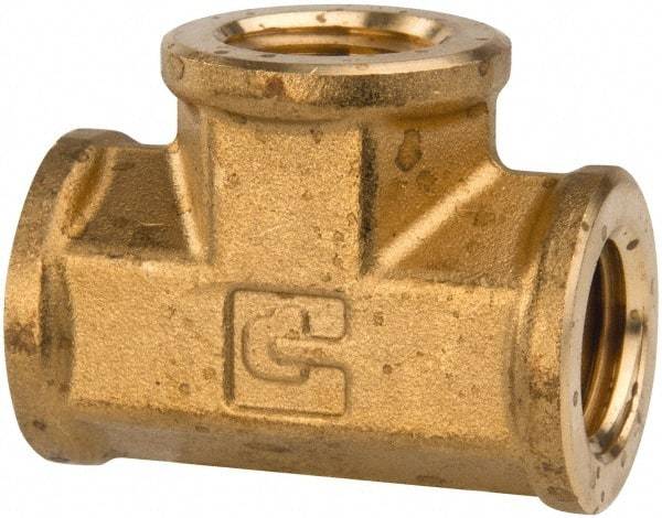 Parker - Hose I.D. x MNPTF End Connection Brass Truck Valve - 3.73" OAL, 3/4 x 3/8" Pipe - Caliber Tooling