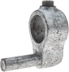 Kee - 3/4" Pipe, Malleable Iron Gate Hinge Fitting - Galvanized Finish - Caliber Tooling