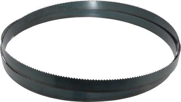 Starrett - 6 TPI, 11' Long x 1" Wide x 0.035" Thick, Welded Band Saw Blade - Carbon Steel, Toothed Edge, Raker Tooth Set, Flexible Back, Contour Cutting - Caliber Tooling