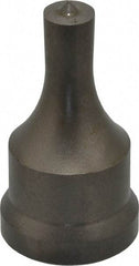 Cleveland Steel Tool - 7/16 Inch Diameter Round Ironworker Punch - 1-1/16 Inch Body Diameter, 1-7/32 Inch Head Diameter, 2-1/8 Inch Overall Length - Caliber Tooling