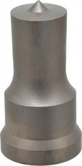 Cleveland Steel Tool - 13/16 Inch Diameter Round Ironworker Punch - 1-1/16 Inch Body Diameter, 1-7/32 Inch Head Diameter, 2-1/8 Inch Overall Length - Caliber Tooling