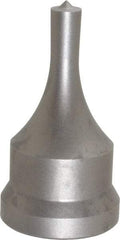 Cleveland Steel Tool - 5/16 Inch Diameter Round Ironworker Punch - 1-1/16 Inch Body Diameter, 1.24 Inch Head Diameter, 2-3/16 Inch Overall Length - Caliber Tooling