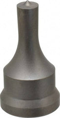 Cleveland Steel Tool - 7/16 Inch Diameter Round Ironworker Punch - 1-1/16 Inch Body Diameter, 1.24 Inch Head Diameter, 2-3/16 Inch Overall Length - Caliber Tooling