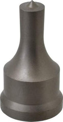 Cleveland Steel Tool - 17/32 Inch Diameter Round Ironworker Punch - 1-7/32 Inch Body Diameter, 1-3/8 Inch Head Diameter, 2-3/8 Inch Overall Length - Caliber Tooling